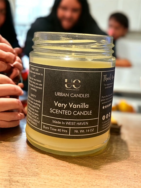 Very Vanilla Scented Candle - Pure Comfort 8 oz