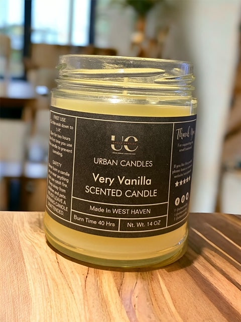 Very Vanilla Scented Candle - Pure Comfort 8 oz